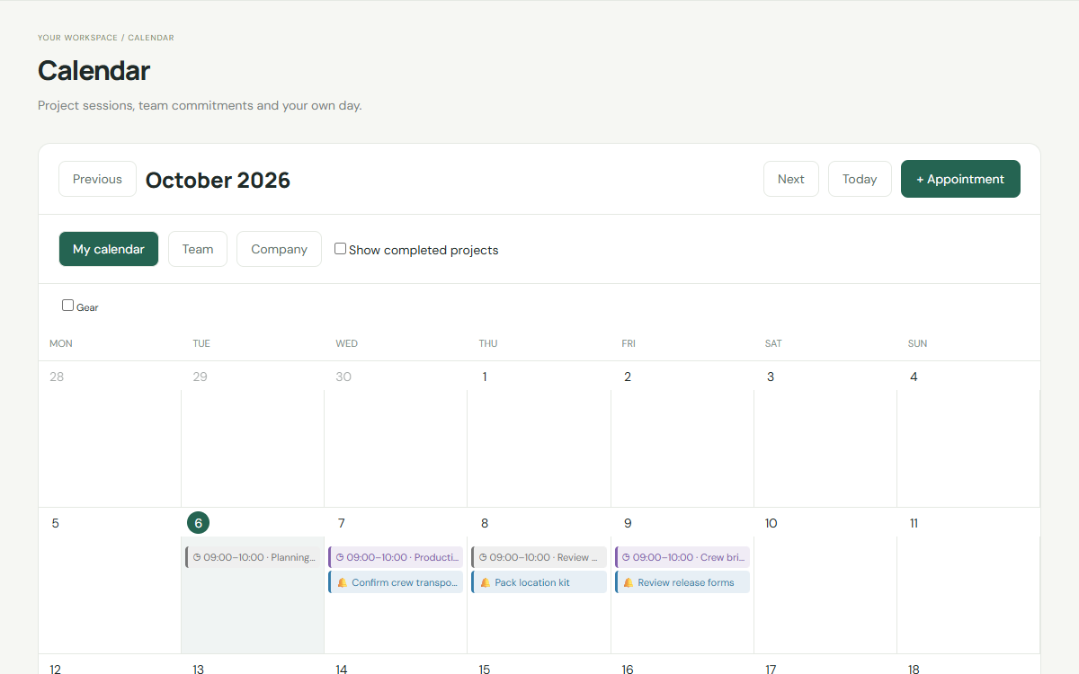 Calendar
